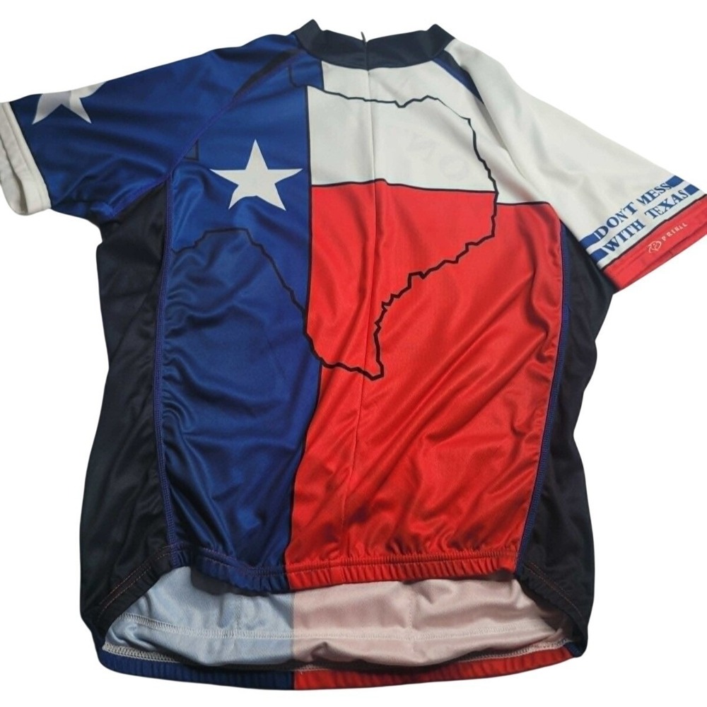 Primal Dont' Mess With Texas 3/4 Zip S/S Cycling Jersey (Men's Large)